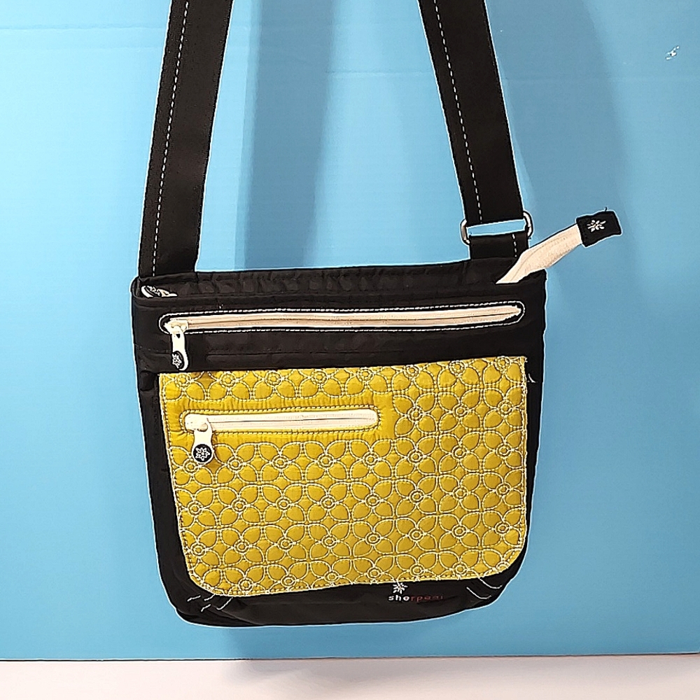 Sherpani Crossbody Bag Green & Black Gem